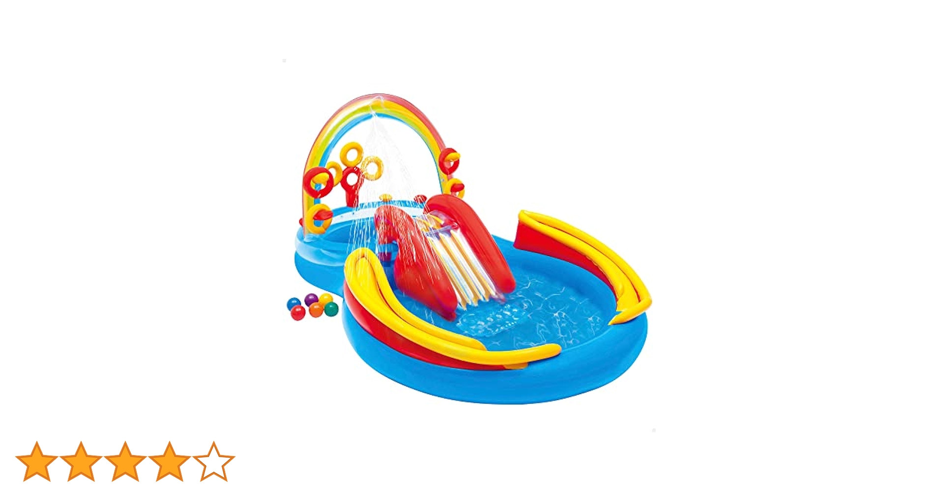 新品未使用レインボーリングプレーセンター 楽天市場】57453 INTEX レインボーリングプレイセンター 297×193